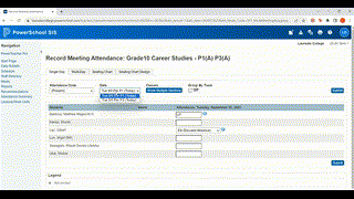 Powerschool Attendance and Attendance Notes